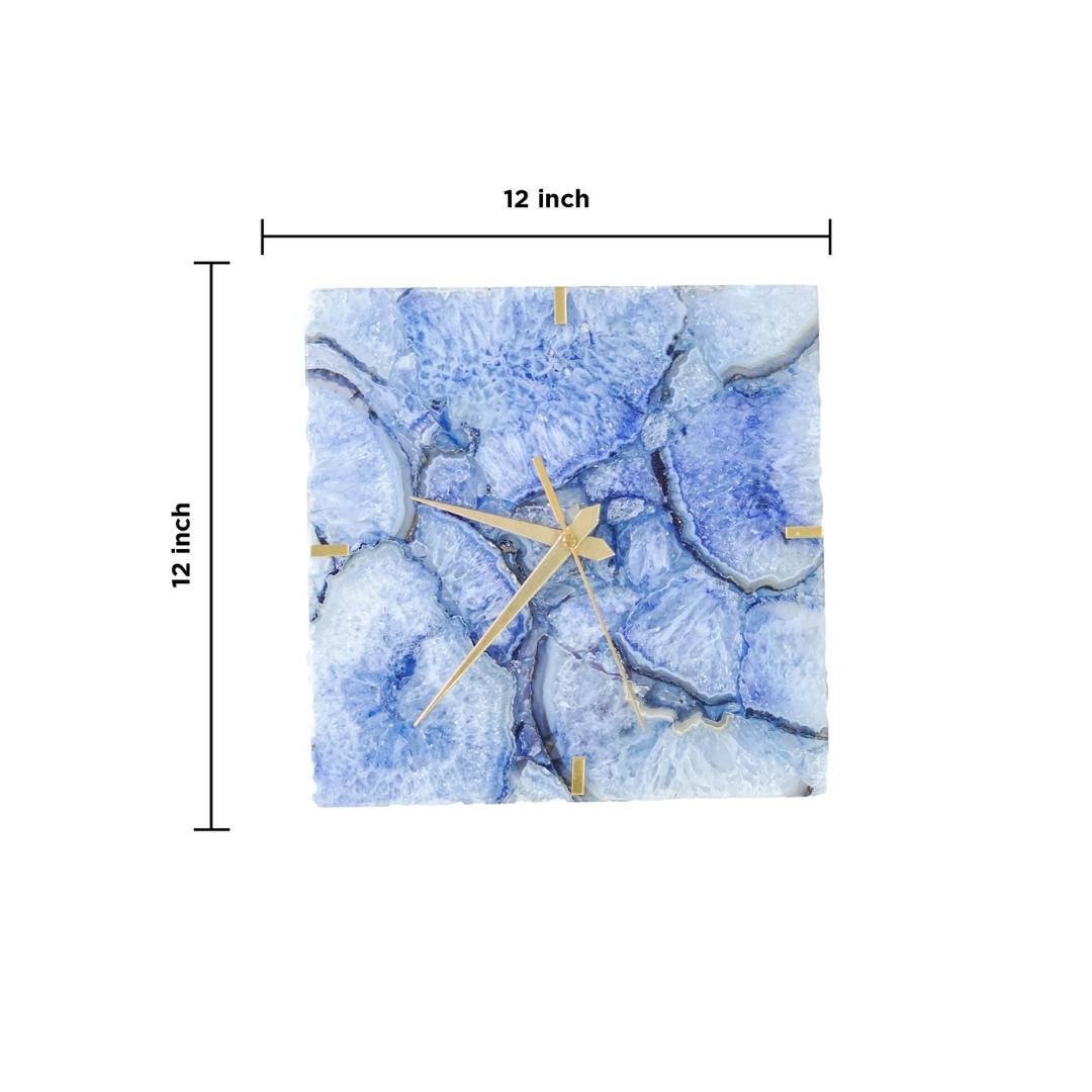 Crystal Agate Square Wall clock