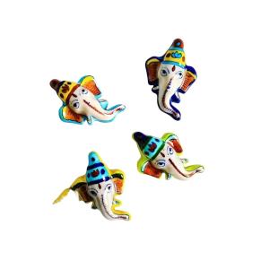 Ganesha Blue Pottery Fridge Magnet