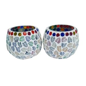 Glass Tea light holders 2